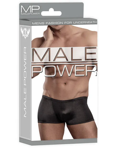 Male Power Satin Lycra Boxer Black X Large Male Power Anal Male Power Satin Lycra Boxer Black X Large Male Power Anal