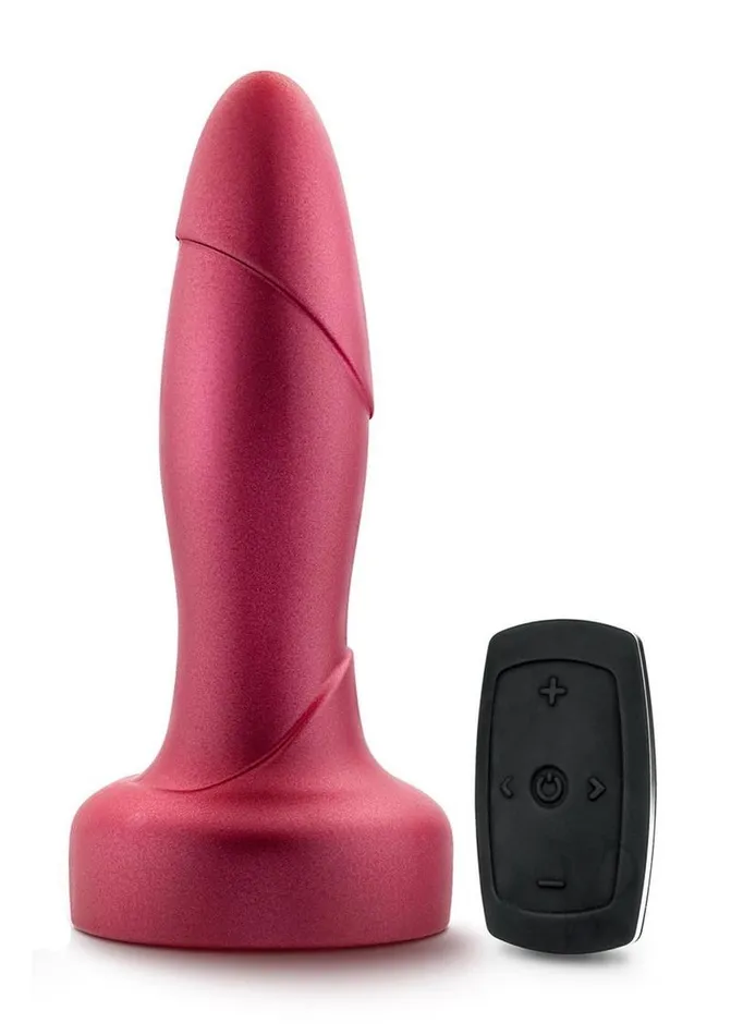 Male Sex Toys Anal Adventures Anal Adventures Matrix Atomic Plug Rechargeable Silicone Anal Plug with Remote Control Martian Wine