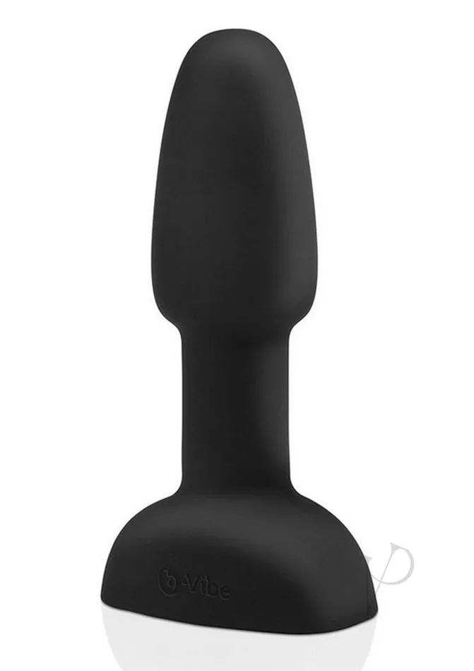 Male Sex Toys B Vibe BVibe Rimming Petite Rechargeable Silicone Anal Plug with Remote Control Black Male Sex Toys B Vibe BVibe Rimming Petite Rechargeable Silicone Anal Plug with Remote Control Black