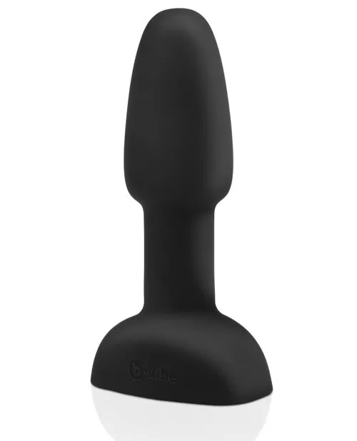 Male Sex Toys B Vibe BVibe Rimming Petite Rechargeable Silicone Anal Plug with Remote Control Black Male Sex Toys B Vibe BVibe Rimming Petite Rechargeable Silicone Anal Plug with Remote Control Black