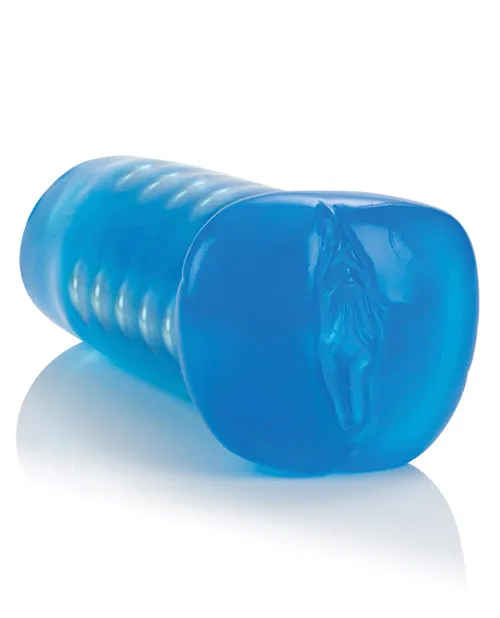 Male Sex Toys Basic Essentials Basic Essentials Beaded Masturbator 5in Blue Male Sex Toys Basic Essentials Basic Essentials Beaded Masturbator 5in Blue