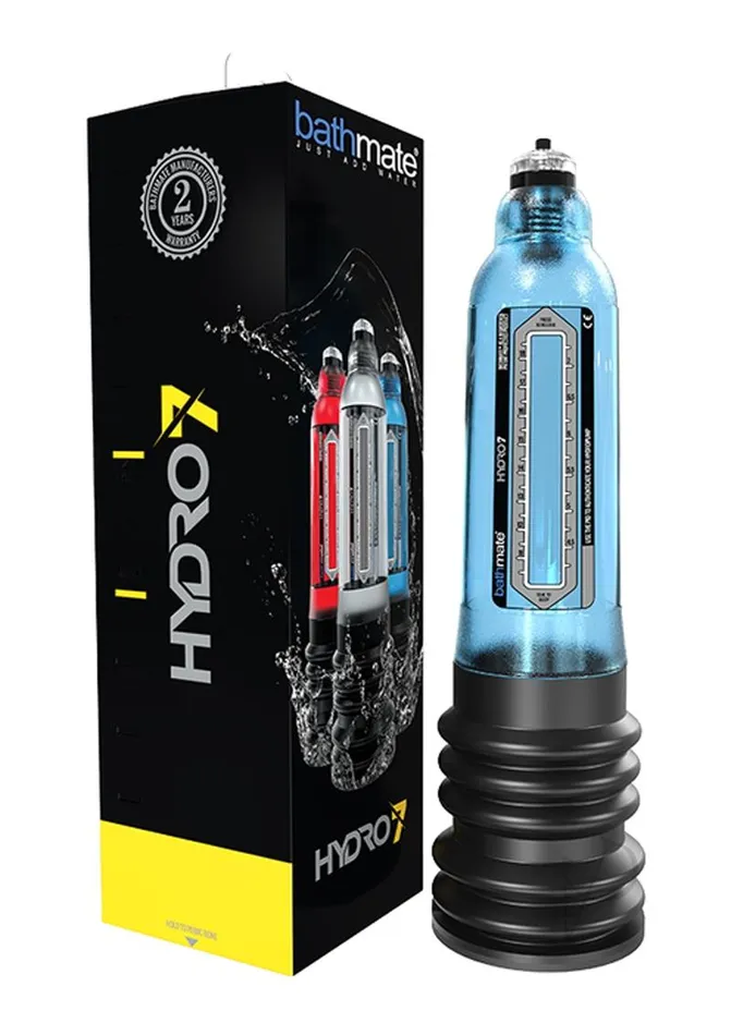 Male Sex Toys Bathmate Hydro7 Penis Pump Aqua Blue