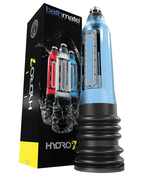 Male Sex Toys Bathmate Hydro7 Penis Pump Aqua Blue