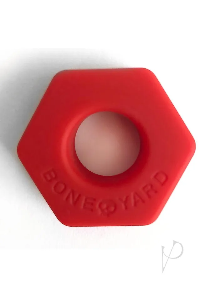 Male Sex Toys Boneyard Boneyard Bust A Nut 2X Stretch Silicone Ball Stretcher Red
