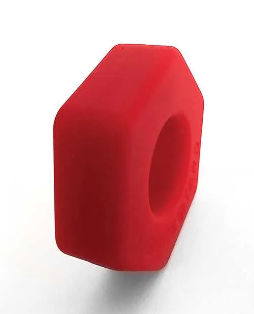 Male Sex Toys Boneyard Boneyard Bust A Nut 2X Stretch Silicone Ball Stretcher Red