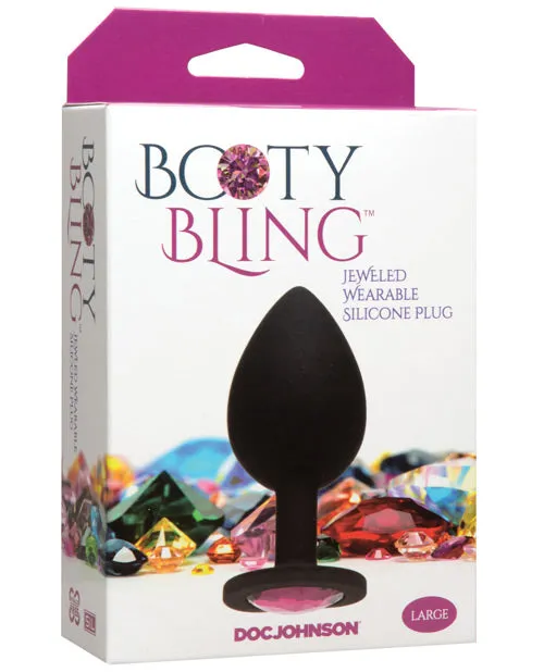 Male Sex Toys Booty Bling Jeweled Silicone Anal Plug Large Pink Booty Bling Male Sex Toys Booty Bling Jeweled Silicone Anal Plug Large Pink Booty Bling