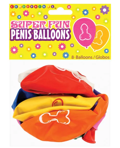 Male Sex Toys Candyprints Party Candyprints Super Fun Penis Balloons Assorted Colors 8 per bag Male Sex Toys Candyprints Party Candyprints Super Fun Penis Balloons Assorted Colors 8 per bag