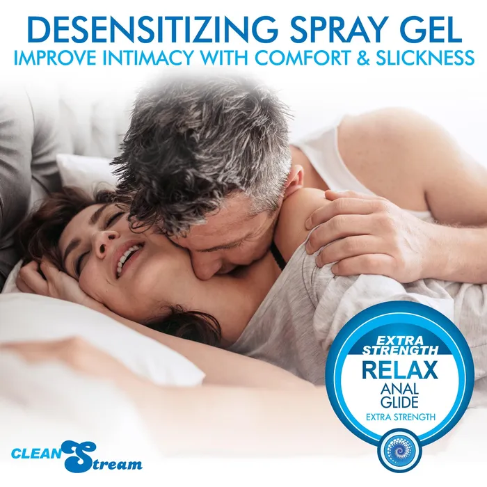 Male Sex Toys CleanStream 4oz CleanStream Relax Desensitizing Anal Lube with Injector Kit
