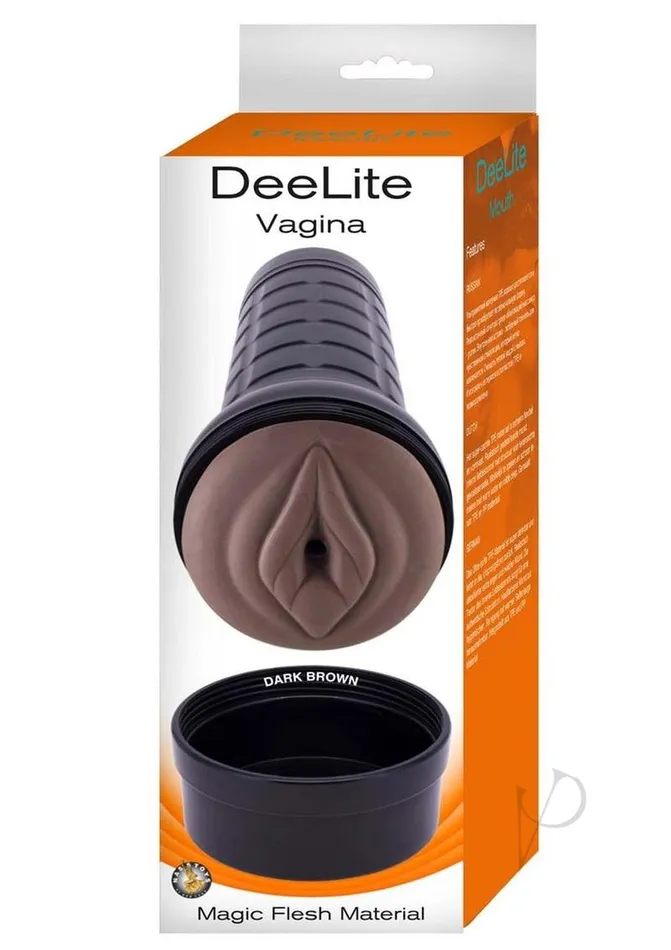 Male Sex Toys DeeLite Vagina Stroker Chocolate Dee Lite