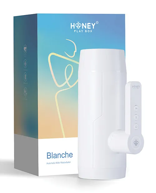 Male Sex Toys Honey Play Box Blanche Thrusting Blowjob Toy Automatic Rechargeable Male Masturbator White Male Sex Toys Honey Play Box Blanche Thrusting Blowjob Toy Automatic Rechargeable Male Masturbator White