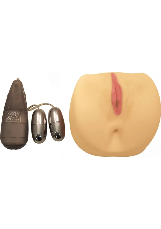 Male Sex Toys Jana Cova Dual Pleasure Vibrating Masturbator with Bullet and Wired Remote Control Pussy and Ass Vanilla Cal Exotics Male Sex Toys Jana Cova Dual Pleasure Vibrating Masturbator with Bullet and Wired Remote Control Pussy and Ass Vanilla Cal Exotics