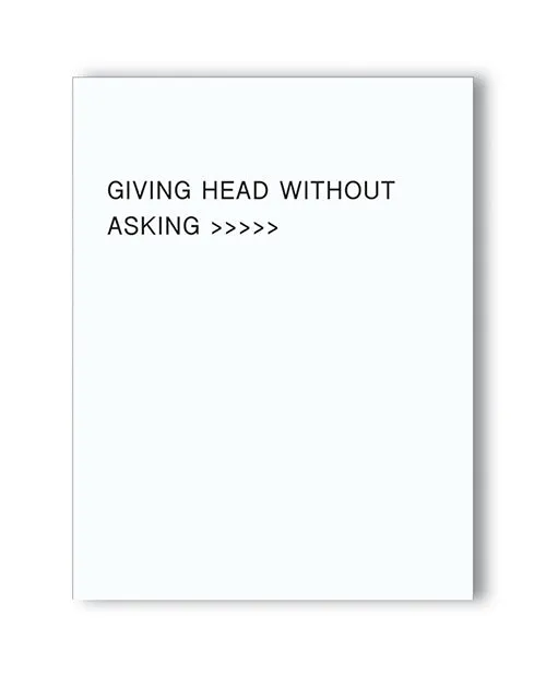 Male Sex Toys Kush Kards Giving Head Is Greater Than Naughty Greeting Card