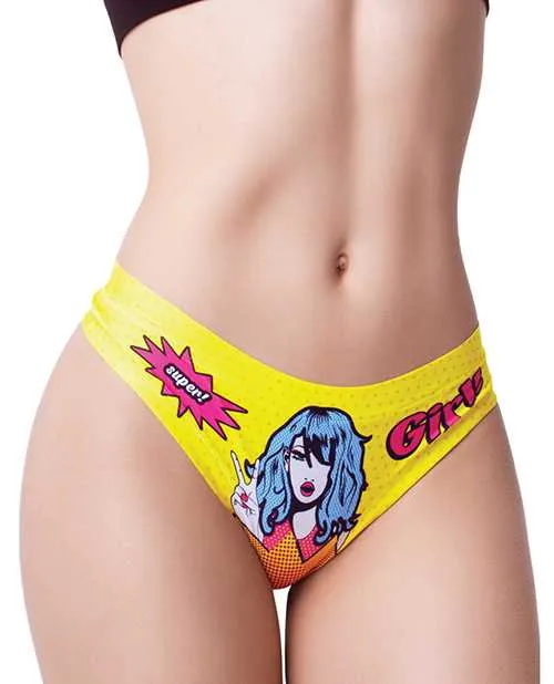 Male Sex Toys Mememe Mememe Comic Fans Printed Thong MD Male Sex Toys Mememe Mememe Comic Fans Printed Thong MD
