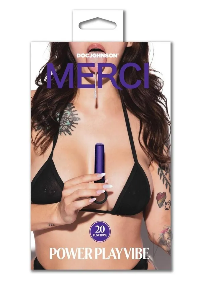 Male Sex Toys Merci Power Play Rechargeable with Silicone Grip Ring Purple Merci Male Sex Toys Merci Power Play Rechargeable with Silicone Grip Ring Purple Merci