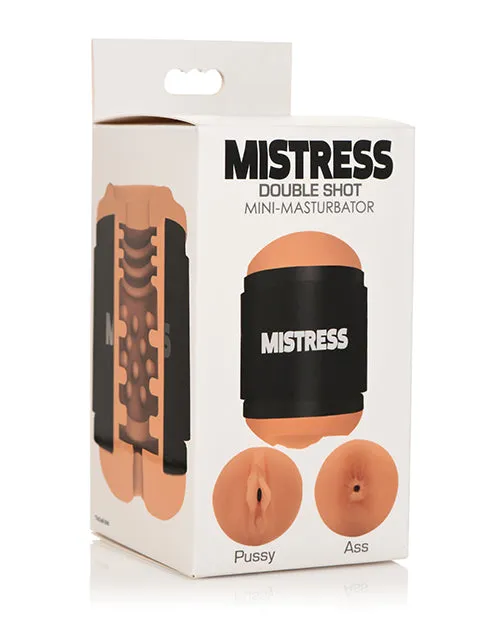 Male Sex Toys Mistress Curve Toys Mistress Double Shot Mini Masturbator Pussy Ass Medium Male Sex Toys Mistress Curve Toys Mistress Double Shot Mini Masturbator Pussy Ass Medium
