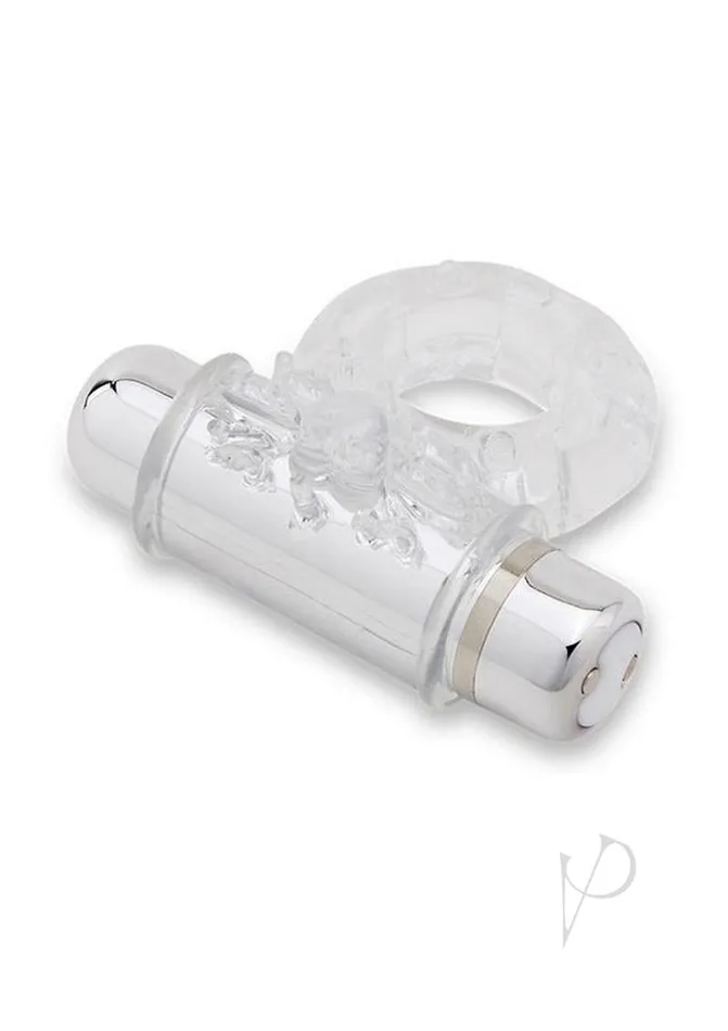 Male Sex Toys Nu Sensuelle Nu Sensuelle Bullet Ring Rechargeable Vibrating Cock Ring Clear