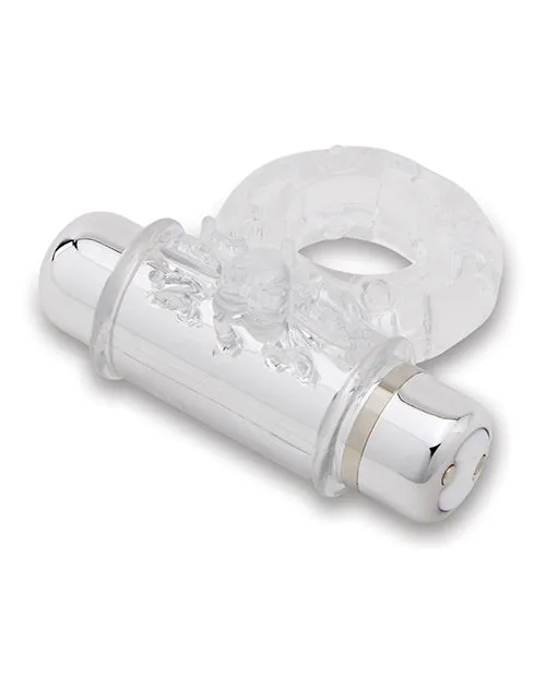 Male Sex Toys Nu Sensuelle Nu Sensuelle Bullet Ring Rechargeable Vibrating Cock Ring Clear