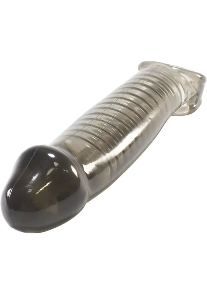 Male Sex Toys Oxballs Oxballs Muscle Textured Cock Sheath Penis Extender Smoke