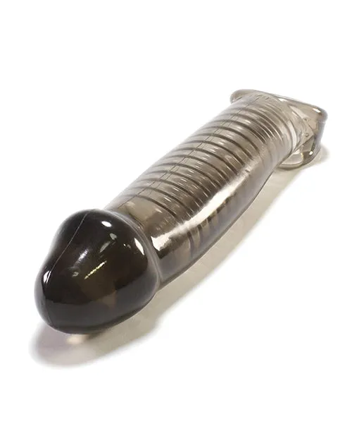 Male Sex Toys Oxballs Oxballs Muscle Textured Cock Sheath Penis Extender Smoke