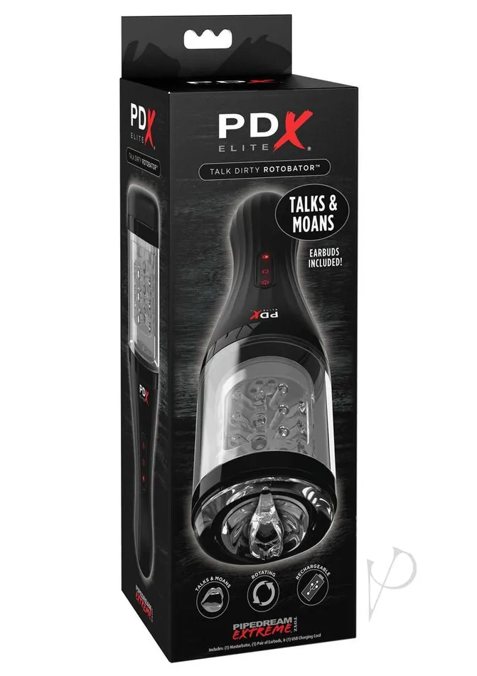 Male Sex Toys PDX Elite Rechargeable Talk Dirty Rotobator Masturbator Pussy ClearBlack Pdx Elite Male Sex Toys PDX Elite Rechargeable Talk Dirty Rotobator Masturbator Pussy ClearBlack Pdx Elite