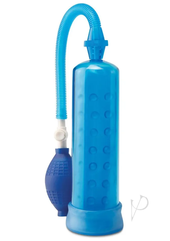 Male Sex Toys Pump Worx Silicone Power Pump Advanced Penis Enlargement System Blue Pump Worx