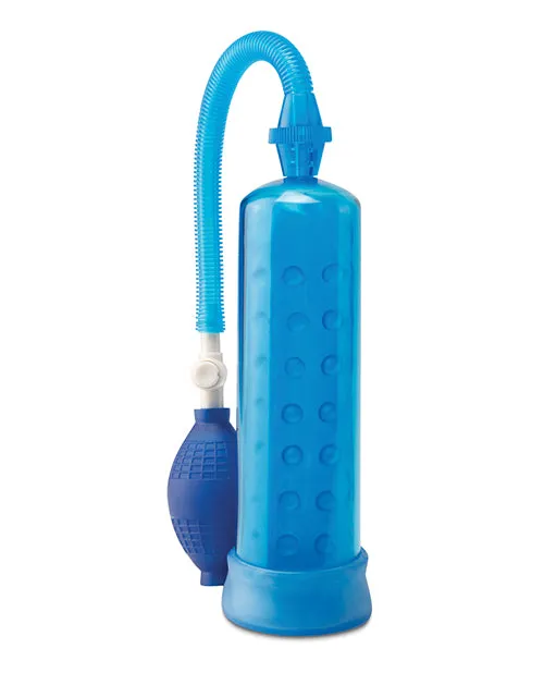Male Sex Toys Pump Worx Silicone Power Pump Advanced Penis Enlargement System Blue Pump Worx