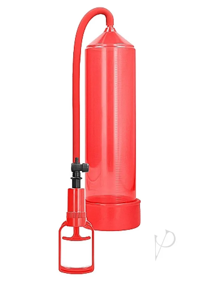 Male Sex Toys Pumped Pumped Comfort Beginner Penis Pump Red