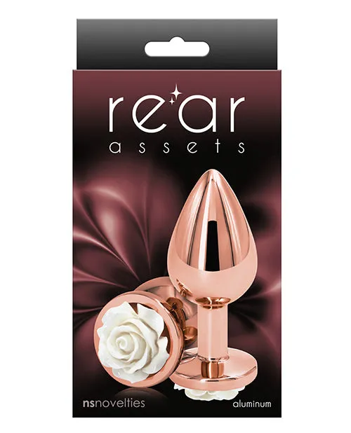 Male Sex Toys Rear Assets Rear Assets Rose Aluminum Anal Plug Medium WhiteRose Gold Male Sex Toys Rear Assets Rear Assets Rose Aluminum Anal Plug Medium WhiteRose Gold