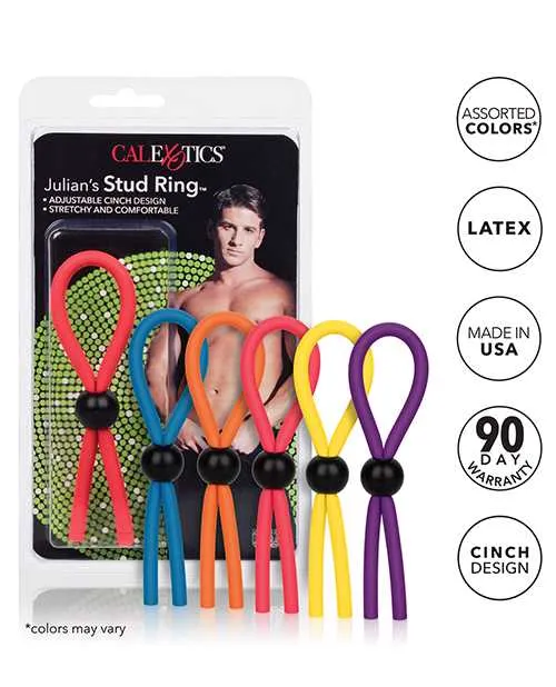 Male Sex Toys Rings Julians Stud Ring Lasso Adjustable Cock Tie Multicolored Male Sex Toys Rings Julians Stud Ring Lasso Adjustable Cock Tie Multicolored