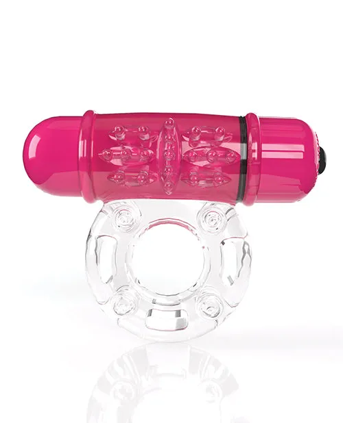 Male Sex Toys Screaming O Screaming O 4T O Wow Vibrating Ring Strawberry