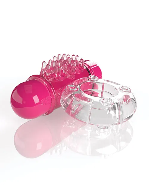 Male Sex Toys Screaming O Screaming O 4T O Wow Vibrating Ring Strawberry