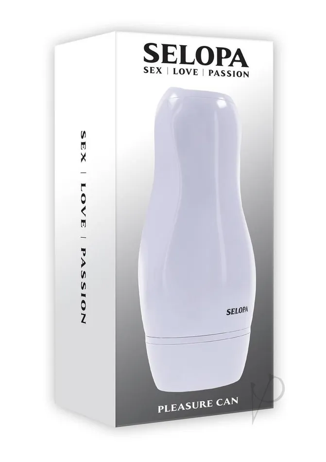 Male Sex Toys Selopa Selopa Pleasure Can Rechargeable Silicone Pussy Stroker White Male Sex Toys Selopa Selopa Pleasure Can Rechargeable Silicone Pussy Stroker White