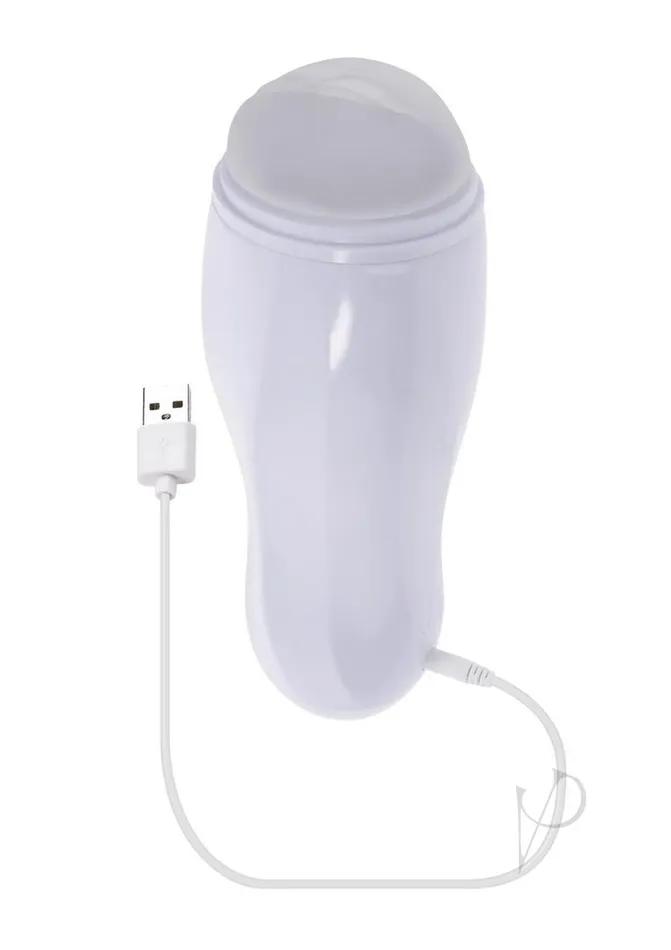 Male Sex Toys Selopa Selopa Pleasure Can Rechargeable Silicone Pussy Stroker White Male Sex Toys Selopa Selopa Pleasure Can Rechargeable Silicone Pussy Stroker White