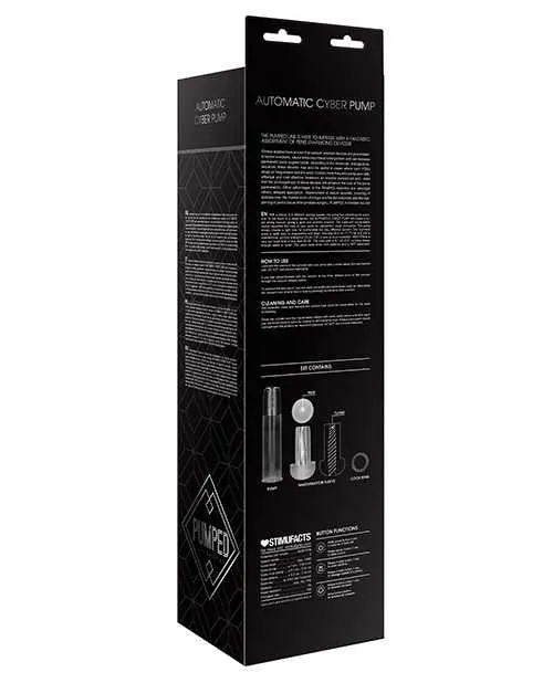 Male Sex Toys Shots Pumped Automatic Cyber Pump Masturbation Sleeve wFree Silicone Cock Ring Clear Pumped Male Sex Toys Shots Pumped Automatic Cyber Pump Masturbation Sleeve wFree Silicone Cock Ring Clear Pumped