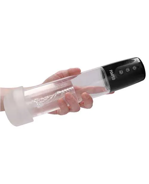 Male Sex Toys Shots Pumped Automatic Cyber Pump Masturbation Sleeve wFree Silicone Cock Ring Clear Pumped Male Sex Toys Shots Pumped Automatic Cyber Pump Masturbation Sleeve wFree Silicone Cock Ring Clear Pumped