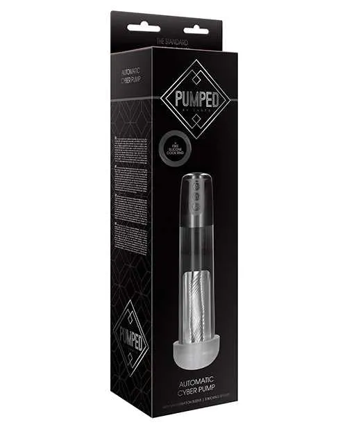 Male Sex Toys Shots Pumped Automatic Cyber Pump Masturbation Sleeve wFree Silicone Cock Ring Clear Pumped Male Sex Toys Shots Pumped Automatic Cyber Pump Masturbation Sleeve wFree Silicone Cock Ring Clear Pumped