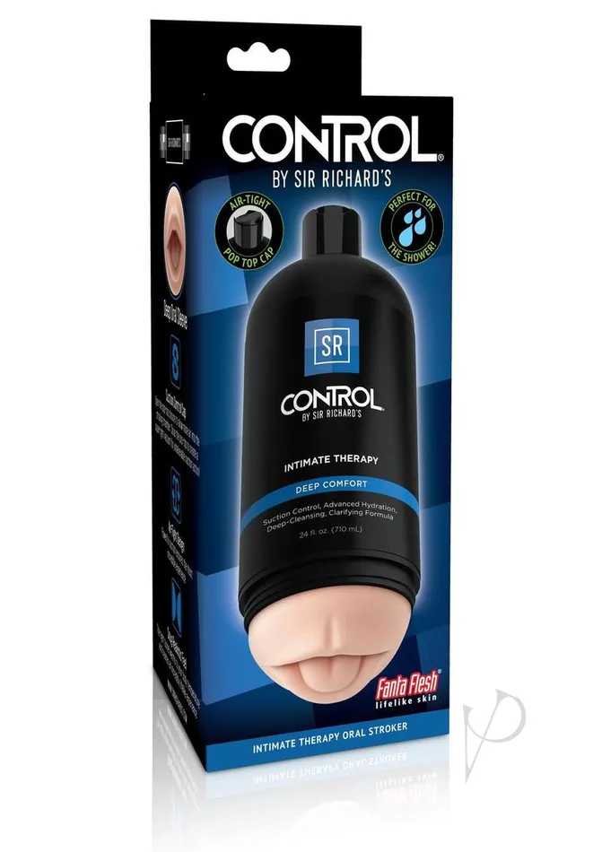 Male Sex Toys Sir Richards Sir Richards Control Intimate TherapyDeep Comfort Masturbator Oral BlackVanilla Male Sex Toys Sir Richards Sir Richards Control Intimate TherapyDeep Comfort Masturbator Oral BlackVanilla