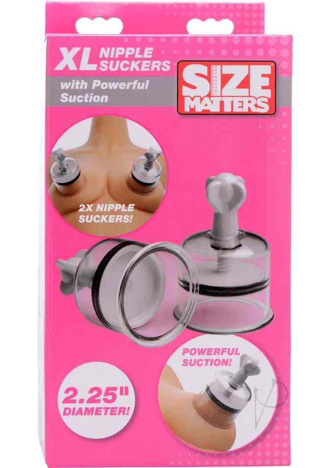 Male Sex Toys Size Matters XL Nipple Suckers Size Matters