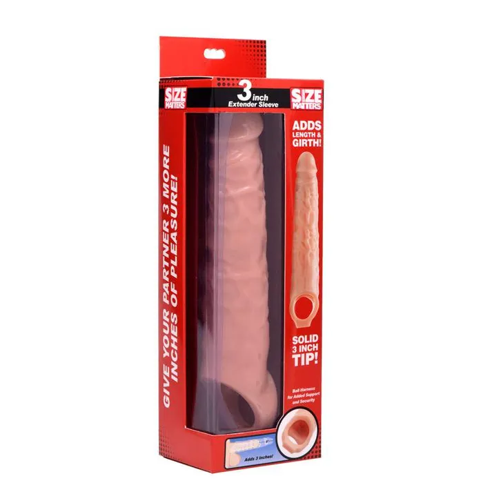 Male Sex Toys Wild Night Fantasies Size Matters 3 Inch Flesh Penis Extender Sleeve Male Sex Toys Wild Night Fantasies Size Matters 3 Inch Flesh Penis Extender Sleeve