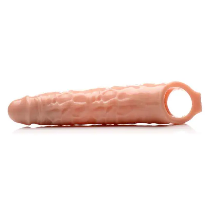Male Sex Toys Wild Night Fantasies Size Matters 3 Inch Flesh Penis Extender Sleeve