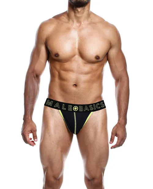 Malebasics Male Sex Toys Male Basics Neon Thong Yellow SM