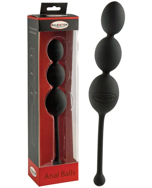 Malesation Anal MALESATION Anal Balls Black