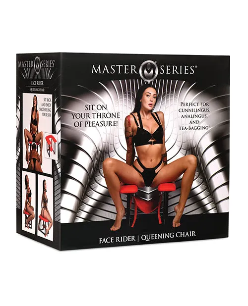 Master Series Anal Master Series Face Rider Queening Chair RedBlack