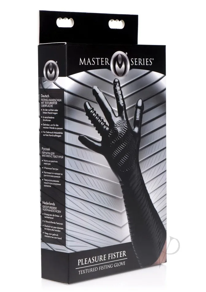 Master Series Anal Master Series Pleasure Fister Textured Glove Black