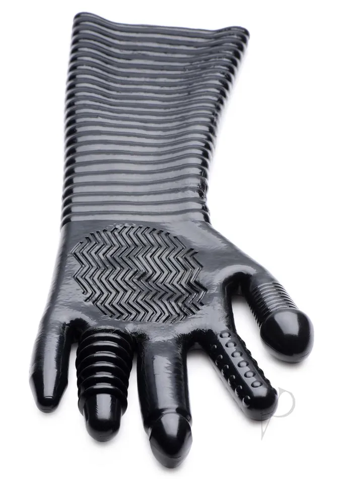 Master Series Anal Master Series Pleasure Fister Textured Glove Black
