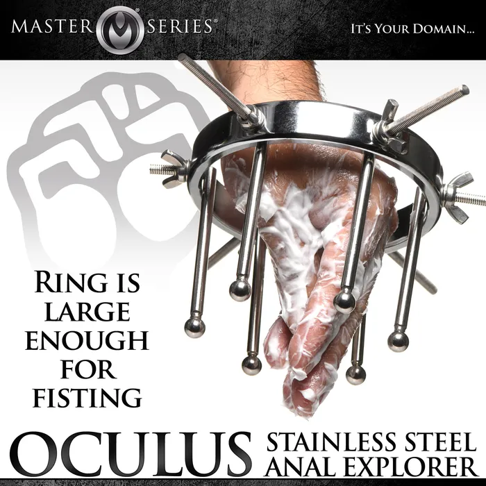 Master Series Anal Oculus Stainless Steel Anal Explorer