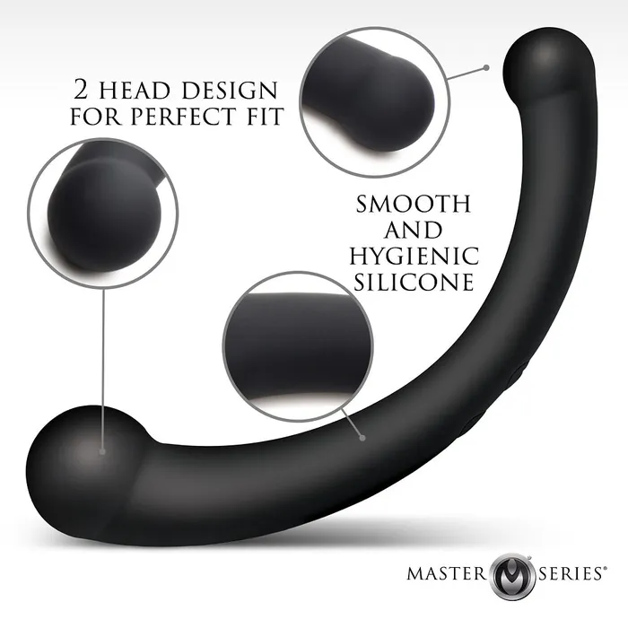 Master Series Female Sex Toys 10X VibraCrescent Vibrating Silicone DualEnded Dildo Master Series Female Sex Toys 10X VibraCrescent Vibrating Silicone DualEnded Dildo
