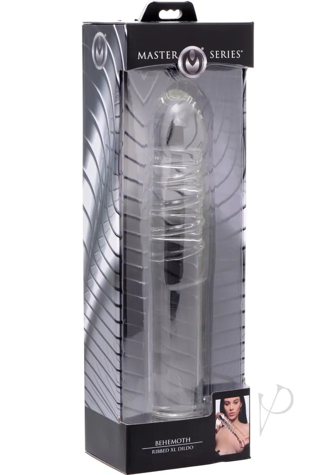 Master Series Female Sex Toys Master Series Behemoth Ribbed XL Dildo 1225in Glass Master Series Female Sex Toys Master Series Behemoth Ribbed XL Dildo 1225in Glass