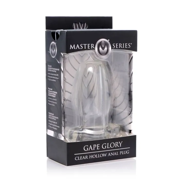 Master Series Gape Glory Hollow Anal Plug XR Brands Male Sex Toys