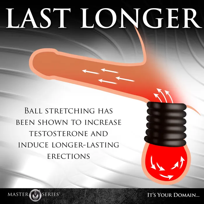 Master Series Male Sex Toys Ball Stack Ball Stretcher